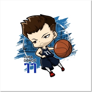 Chibi Basketball - Luka Doncic Posters and Art